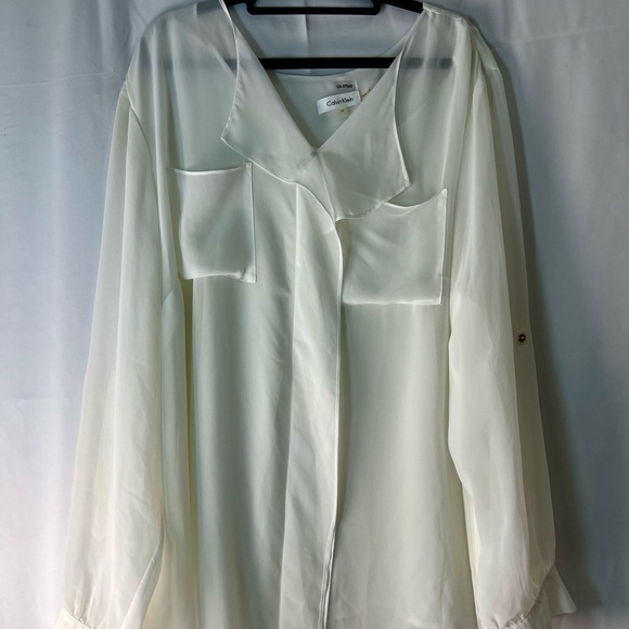 Calvin Klein Tops - Calvin Klein Cream Blouse for Women